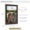 imageMCS Museum Poster Frame 18x24 Medium Oak Woodgrain Vertical ampamp Horizontal Wall Hanging Large Picture Frame for Photos Posters ampamp Art Prints 1PackEspresso Woodgrain