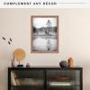 imageMCS Museum Poster Frame 18x24 Medium Oak Woodgrain Vertical ampamp Horizontal Wall Hanging Large Picture Frame for Photos Posters ampamp Art Prints 1PackMedium Oak Woodgrain