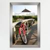 imageMCS Museum Poster Frame 18x24 Medium Oak Woodgrain Vertical ampamp Horizontal Wall Hanging Large Picture Frame for Photos Posters ampamp Art Prints 1PackPewter