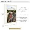 imageMCS Museum Poster Frame 18x24 Medium Oak Woodgrain Vertical ampamp Horizontal Wall Hanging Large Picture Frame for Photos Posters ampamp Art Prints 1PackWhite Woodgrain