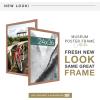 imageMCS Museum Poster Frame 18x24 Medium Oak Woodgrain Vertical ampamp Horizontal Wall Hanging Large Picture Frame for Photos Posters ampamp Art Prints 1PackMedium Oak Woodgrain