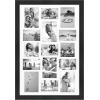imageMCS Museum Poster Frame 18x24 Medium Oak Woodgrain Vertical ampamp Horizontal Wall Hanging Large Picture Frame for Photos Posters ampamp Art Prints 1PackOnyx Woodgrain