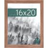 imageMCS Museum Poster Frame 18x24 Medium Oak Woodgrain Vertical ampamp Horizontal Wall Hanging Large Picture Frame for Photos Posters ampamp Art Prints 1PackMedium Oak Woodgrain