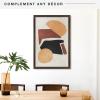 imageMCS Museum Poster Frame 18x24 Medium Oak Woodgrain Vertical ampamp Horizontal Wall Hanging Large Picture Frame for Photos Posters ampamp Art Prints 1PackEspresso Woodgrain
