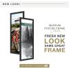 imageMCS Museum Poster Frame 18x24 Medium Oak Woodgrain Vertical ampamp Horizontal Wall Hanging Large Picture Frame for Photos Posters ampamp Art Prints 1PackOnyx Woodgrain