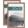 imageMCS Museum Poster Frame 18x24 Medium Oak Woodgrain Vertical ampamp Horizontal Wall Hanging Large Picture Frame for Photos Posters ampamp Art Prints 1PackMedium Oak Woodgrain