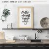 imageMCS Museum Poster Frame 18x24 Medium Oak Woodgrain Vertical ampamp Horizontal Wall Hanging Large Picture Frame for Photos Posters ampamp Art Prints 1PackNatural Woodgrain