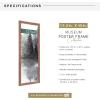 imageMCS Museum Poster Frame 18x24 Medium Oak Woodgrain Vertical ampamp Horizontal Wall Hanging Large Picture Frame for Photos Posters ampamp Art Prints 1PackMedium Oak Woodgrain