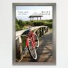 imageMCS Museum Poster Frame 18x24 Medium Oak Woodgrain Vertical ampamp Horizontal Wall Hanging Large Picture Frame for Photos Posters ampamp Art Prints 1PackPewter