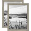 imageMCS Museum Poster Frame 18x24 Medium Oak Woodgrain Vertical ampamp Horizontal Wall Hanging Large Picture Frame for Photos Posters ampamp Art Prints 1PackBarnwood