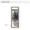 imageMCS Museum Poster Frame 18x24 Medium Oak Woodgrain Vertical ampamp Horizontal Wall Hanging Large Picture Frame for Photos Posters ampamp Art Prints 1PackMedium Oak Woodgrain