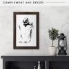 imageMCS Museum Poster Frame 18x24 Medium Oak Woodgrain Vertical ampamp Horizontal Wall Hanging Large Picture Frame for Photos Posters ampamp Art Prints 1PackEspresso Woodgrain