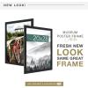 imageMCS Museum Poster Frame 18x24 Medium Oak Woodgrain Vertical ampamp Horizontal Wall Hanging Large Picture Frame for Photos Posters ampamp Art Prints 1PackOnyx Woodgrain