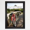 imageMCS Museum Poster Frame 18x24 Medium Oak Woodgrain Vertical ampamp Horizontal Wall Hanging Large Picture Frame for Photos Posters ampamp Art Prints 1PackOnyx Woodgrain