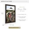 imageMCS Museum Poster Frame 18x24 Medium Oak Woodgrain Vertical ampamp Horizontal Wall Hanging Large Picture Frame for Photos Posters ampamp Art Prints 1PackEspresso Woodgrain