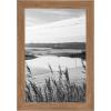 imageMCS Museum Poster Frame 18x24 Medium Oak Woodgrain Vertical ampamp Horizontal Wall Hanging Large Picture Frame for Photos Posters ampamp Art Prints 1PackMedium Oak Woodgrain