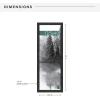 imageMCS Museum Poster Frame 18x24 Medium Oak Woodgrain Vertical ampamp Horizontal Wall Hanging Large Picture Frame for Photos Posters ampamp Art Prints 1PackOnyx Woodgrain