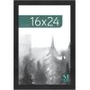 imageMCS Museum Poster Frame 18x24 Medium Oak Woodgrain Vertical ampamp Horizontal Wall Hanging Large Picture Frame for Photos Posters ampamp Art Prints 1PackOnyx Woodgrain
