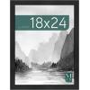 imageMCS Museum Poster Frame 18x24 Medium Oak Woodgrain Vertical ampamp Horizontal Wall Hanging Large Picture Frame for Photos Posters ampamp Art Prints 1PackOnyx Woodgrain