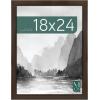 imageMCS Museum Poster Frame 18x24 Medium Oak Woodgrain Vertical ampamp Horizontal Wall Hanging Large Picture Frame for Photos Posters ampamp Art Prints 1PackEspresso Woodgrain