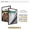 imageMCS Museum Poster Frame 18x24 Medium Oak Woodgrain Vertical ampamp Horizontal Wall Hanging Large Picture Frame for Photos Posters ampamp Art Prints 1PackEspresso Woodgrain