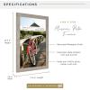 imageMCS Museum Poster Frame 18x24 Medium Oak Woodgrain Vertical ampamp Horizontal Wall Hanging Large Picture Frame for Photos Posters ampamp Art Prints 1PackBarnwood