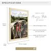 imageMCS Museum Poster Frame 18x24 Medium Oak Woodgrain Vertical ampamp Horizontal Wall Hanging Large Picture Frame for Photos Posters ampamp Art Prints 1PackNatural Woodgrain