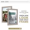 imageMCS Museum Poster Frame 18x24 Medium Oak Woodgrain Vertical ampamp Horizontal Wall Hanging Large Picture Frame for Photos Posters ampamp Art Prints 1PackBarnwood