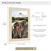 imageMCS Museum Poster Frame 18x24 Medium Oak Woodgrain Vertical ampamp Horizontal Wall Hanging Large Picture Frame for Photos Posters ampamp Art Prints 1PackNatural Woodgrain