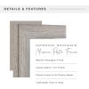 imageMCS Museum Poster Frame 18x24 Medium Oak Woodgrain Vertical ampamp Horizontal Wall Hanging Large Picture Frame for Photos Posters ampamp Art Prints 1PackBarnwood