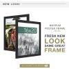 imageMCS Museum Poster Frame 18x24 Medium Oak Woodgrain Vertical ampamp Horizontal Wall Hanging Large Picture Frame for Photos Posters ampamp Art Prints 1PackOnyx Woodgrain