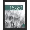 imageMCS Museum Poster Frame 18x24 Medium Oak Woodgrain Vertical ampamp Horizontal Wall Hanging Large Picture Frame for Photos Posters ampamp Art Prints 1PackOnyx Woodgrain