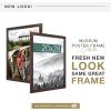 imageMCS Museum Poster Frame 18x24 Medium Oak Woodgrain Vertical ampamp Horizontal Wall Hanging Large Picture Frame for Photos Posters ampamp Art Prints 1PackEspresso Woodgrain