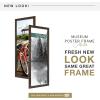 imageMCS Museum Poster Frame 18x24 Medium Oak Woodgrain Vertical ampamp Horizontal Wall Hanging Large Picture Frame for Photos Posters ampamp Art Prints 1PackEspresso Woodgrain