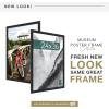 imageMCS Museum Poster Frame 18x24 Medium Oak Woodgrain Vertical ampamp Horizontal Wall Hanging Large Picture Frame for Photos Posters ampamp Art Prints 1PackOnyx Woodgran