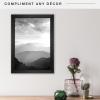 imageMCS Museum Poster Frame 18x24 Medium Oak Woodgrain Vertical ampamp Horizontal Wall Hanging Large Picture Frame for Photos Posters ampamp Art Prints 1PackOnyx Woodgrain