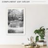 imageMCS Museum Poster Frame 18x24 Medium Oak Woodgrain Vertical ampamp Horizontal Wall Hanging Large Picture Frame for Photos Posters ampamp Art Prints 1PackWhite Woodgrain