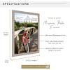 imageMCS Museum Poster Frame 18x24 Medium Oak Woodgrain Vertical ampamp Horizontal Wall Hanging Large Picture Frame for Photos Posters ampamp Art Prints 1PackBarnwood