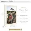 imageMCS Museum Poster Frame 18x24 Medium Oak Woodgrain Vertical ampamp Horizontal Wall Hanging Large Picture Frame for Photos Posters ampamp Art Prints 1PackWhite Woodgrain