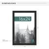 imageMCS Museum Poster Frame 18x24 Medium Oak Woodgrain Vertical ampamp Horizontal Wall Hanging Large Picture Frame for Photos Posters ampamp Art Prints 1PackOnyx Woodgrain