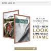 imageMCS Museum Poster Frame 18x24 Medium Oak Woodgrain Vertical ampamp Horizontal Wall Hanging Large Picture Frame for Photos Posters ampamp Art Prints 1PackMedium Oak Woodgrain