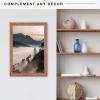 imageMCS Museum Poster Frame 18x24 Medium Oak Woodgrain Vertical ampamp Horizontal Wall Hanging Large Picture Frame for Photos Posters ampamp Art Prints 1PackMedium Oak Woodgrain