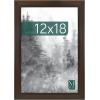 imageMCS Museum Poster Frame 18x24 Medium Oak Woodgrain Vertical ampamp Horizontal Wall Hanging Large Picture Frame for Photos Posters ampamp Art Prints 1PackEspresso Woodgrain