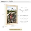 imageMCS Museum Poster Frame 18x24 Medium Oak Woodgrain Vertical ampamp Horizontal Wall Hanging Large Picture Frame for Photos Posters ampamp Art Prints 1PackNatural Woodgrain