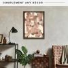 imageMCS Museum Poster Frame 18x24 Medium Oak Woodgrain Vertical ampamp Horizontal Wall Hanging Large Picture Frame for Photos Posters ampamp Art Prints 1PackEspresso Woodgrain