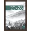 imageMCS Museum Poster Frame 18x24 Medium Oak Woodgrain Vertical ampamp Horizontal Wall Hanging Large Picture Frame for Photos Posters ampamp Art Prints 1PackEspresso Woodgrain