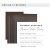imageMCS Museum Poster Frame 18x24 Medium Oak Woodgrain Vertical ampamp Horizontal Wall Hanging Large Picture Frame for Photos Posters ampamp Art Prints 1PackEspresso Woodgrain