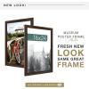imageMCS Museum Poster Frame 18x24 Medium Oak Woodgrain Vertical ampamp Horizontal Wall Hanging Large Picture Frame for Photos Posters ampamp Art Prints 1PackEspresso Woodgrain