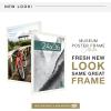 imageMCS Museum Poster Frame 18x24 Medium Oak Woodgrain Vertical ampamp Horizontal Wall Hanging Large Picture Frame for Photos Posters ampamp Art Prints 1PackWhite Woodgrain