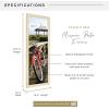 imageMCS Museum Poster Frame 18x24 Medium Oak Woodgrain Vertical ampamp Horizontal Wall Hanging Large Picture Frame for Photos Posters ampamp Art Prints 1PackNatural Woodgrain